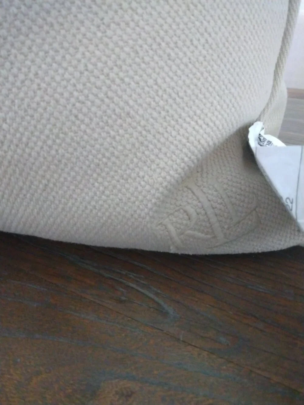 Ralph Lauren pillow with feather insert